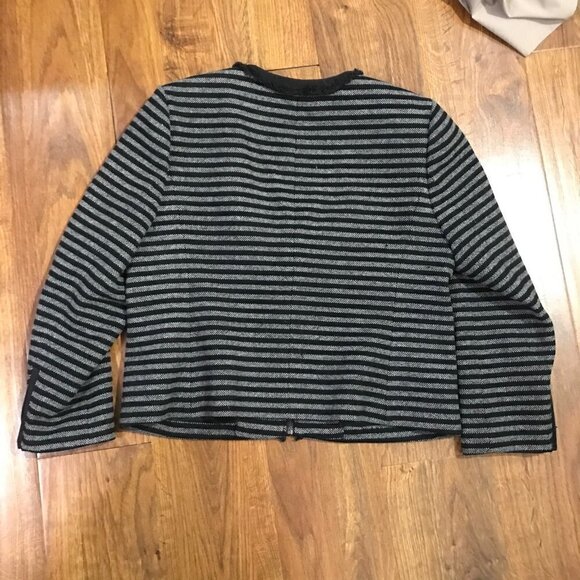 Jcrew striped tweed zip up Blazer - Picture 5 of 5